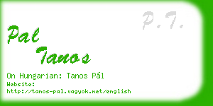 pal tanos business card